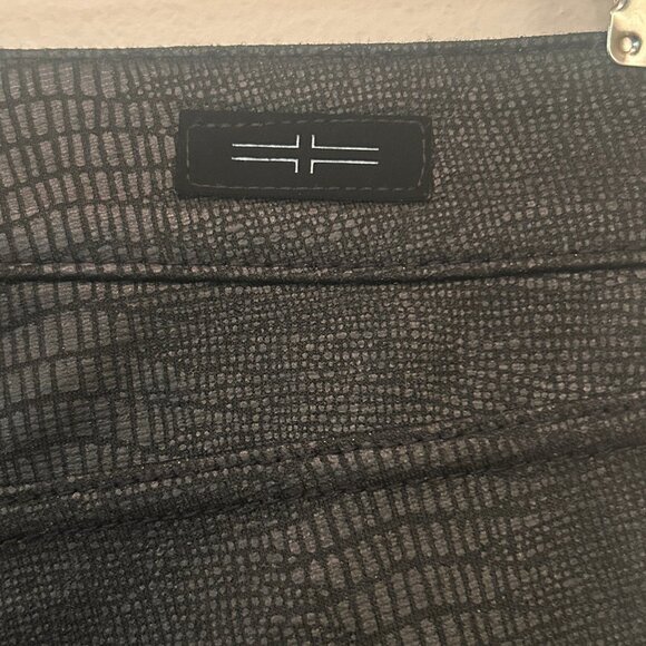 Liverpool Madonna croc print black leggings sz 6 - Picture 11 of 12